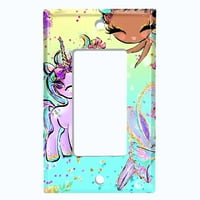Poklopac ploče za metalnu svjetlost ploča Royal Fairytale Fairy Frog Fry004