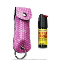 MA čvrstoća paprika za prskanje samoodbrane džepne džepne veličine ružičasta elegantna torbica