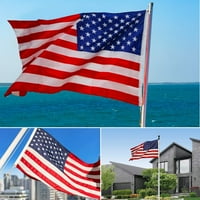Američka američka zastava FT, najduža u Americi zastava u SAD-u, šibljem s slojem platna i dvostrukih