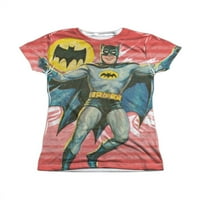 Batman Classic Live-action TV serije Bat signalni poziv Juniors Front Print majica