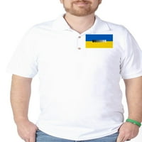 Cafepress - Nacionalna zastava ??????? Ukrajina Visoka golf majica - Golf košulja, Pique Knit Golf Polo