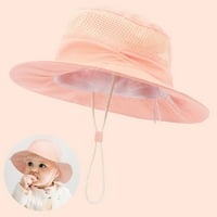 HAP HATDLER HAT Solid Cay Boys Hat Baby Sun Hat Kids Hats Wide Wide Witwor na otvorenom za dječaka Dječji
