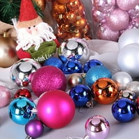 Eastshop set Božićne kuglice Nordijski stil ukrasni viseći dizajn sezonski ukrasi Božićna kugla za Xmas