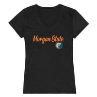 Morgan Državni univerzitet nosi žensku skriptu majicu majica bijela