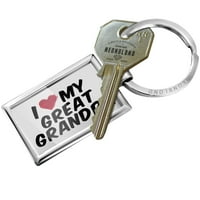 Keychain I Heart voli moj sjajan djed