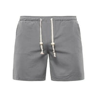Muškarci Ljetne kratke hlače Džepovi za plažu Plaža Kratke hlače Jednobojna boja za slobodno vrijeme
