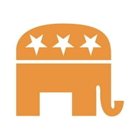 Republikanski logo Naljepnica naljepnica naljepnica - samoljepljivi vinil - otporan na vremenske uvjete