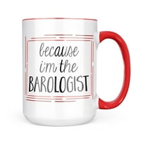Neonblond jer sam barolog smiješan izreka šalica za ljubitelje čaja za kafu