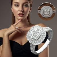 Floleo Clearence dame modni dijamantni prsten nakit kreativni prsten nakit