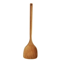 NJSPdjh večera dugačak scoop ručna riža lopata drvena wok pribor za kuhinju Kuhanje ne-stick lopatica