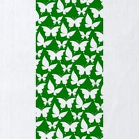 Cafepress - zeleni i bijeli lijepi leptiri Pat - Veliki ručnik za plažu, mekani ručnik od 30 x60 sa