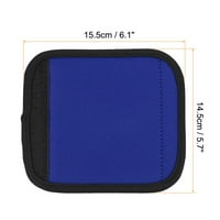 Uxcell Identifier kofer za omotač za prtljag ručica za prtljag, plavi paket