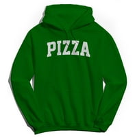 Grafički pizza Irski zeleni muški pamučni pulover Hoodie