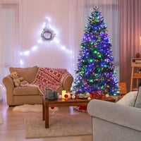 Umjetno božićno drvce sa osvetljenjem boja i modusa bljeskalice - FT