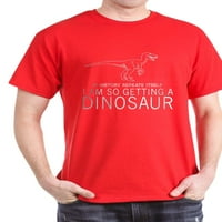 Cafepress - istorija ponavlja majicu Dinosaur - pamučna majica