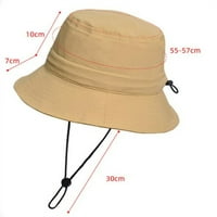 Pecanje šešir za zaštitu od sunca za muškarce Žene Prozračivo široko oboljenje MESH safari kapa za vanjsku
