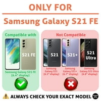 Oznaka tanka futrola kompatibilna za Samsung Galaxy S Fe 5G, Trendi putne marke Print, lagana, fleksibilna,