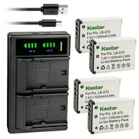 Kastar Lb- Baterija i Ltd USB punjač za Kodak Pixpro AZ901, Kodak Pixpro Az Astro Zoom, Kodak Pixpro