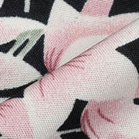 Jsaierl ženska bod-cvjetna tiskana seksi pulover duboki V-izrez za brzi patchwork jednodijelni jednodijelni