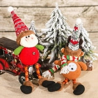 Velocity Božićni gnomi, Božićni ukrasni plišani gnome privjesak za lutke, Xmas Viseći ukrasi unutarnji
