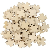 Drveni puzzle četverokrevetni čips od rezanja drva ukrasi Dječja puzzle Ručno oslikani DIY materijal za obrtni materijal Engraving Carving Decor Decor