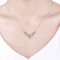Miyuaadkai ogrlice Privjesak draguljarski ogrlica Fine poklone Ženska krila Nakit Srce Love Angel Ogrlice