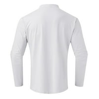 Muška košulja za dno košulje od dno košulje za dno opuštene dugih rukava T-majice Comfy Jesen Zima toplo