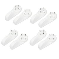 Jedinstvene povoljnije X20X Bijeli plastični papirni zidni okvir okvira za nokte