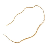 Zlatna traka za glavu Dekorativne glave valovito kose obruči za kosu obruče se pokloni isporučuje