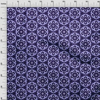 Onuone pamučne svilene tamnozelene tkanine Florals tkanina za šivanje tiskane ploče od dvorišta širom