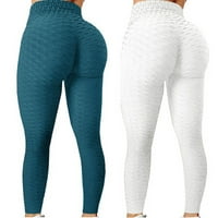 Žene Yoga pune dužine hlače za zatvaranje čvrstih sportova joga bib hlače coveroll trendy workout modne