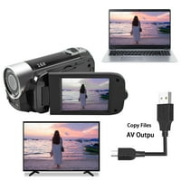 Kamera, kamkorder Digital Video Youtube Vlogging Recorder kamere Full HD 1080p stupanj rotacije LCD