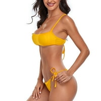 Leey-World Plus Size Svojci za žene Ženski kupaći kostimi Jedan cijevni kupaći kupaći kostim plus veličine