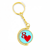 Ljubav Heart Poker Metalni priključak za ključeve lančane prsten za ključeve hr