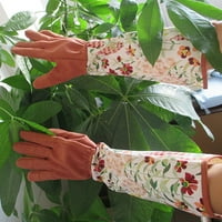 Gwong 1Pair Prozračni cvjetni print dugih rukava Zaštitna vrtlarske rukavice