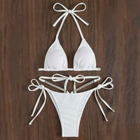 Ženski kopljici za čišćenje bikinija za žene za žene visokog struka brazilski bikini kupaći kostimi