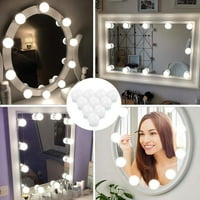 Hollywood Style LED vanity zrcalo Svjetlo komplet sa zatamnjenim žaruljama za taksi stol za šminku,