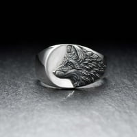 Keusn Fashion Dominering Wolf Oblik prstena Retro stil prstena izvršava sve utakmice