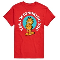 Garfield - ignorirajući vas - mušku grafičku majicu kratkih rukava