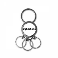 Stilska riječ Cyberholic Art Deco modni od nehrđajućeg čelika metalni držač tastera za ključeve ključeva