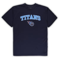 Muški koncepti Sport Morsty Heather Siva Tennessee Titans Big & visoka majica i padžama hlače