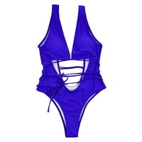 Žene kupaći kostimi Žene TOP TOP BIKINI kupaći kostim šuplji seksi kupaći kostim One Set Hollow kupaći