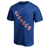 Muška fanatika brendirana Alexis Lafreniere Blue New York Rangers Big & Vill Naziv i broj majica
