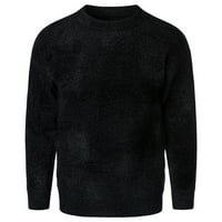 Duks pulover za muške i zimske nove muške pletene džemper okrugli vrat košulja za dno košulje od punog