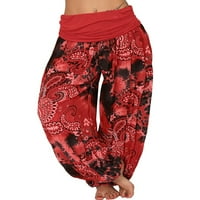Ženske hipi harem hlače vrećasta visokog struka joga pantalone plus veličina