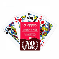 Sretan dan zaljubljenih samo za vas PEEK Poker igračka karta privatna igra