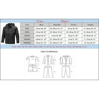 GUBOTARE MENS jakna i zimska modna casual pune boje patentne patentne jakne gornji debeli kaput