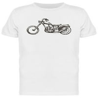 Chopper motocikl Skica dizajna majica - majica -Image by shutterstock, muški medij