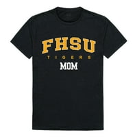 Fort Hays Državni univerzitet Tigrovi College mama Ženska majica Crna velika