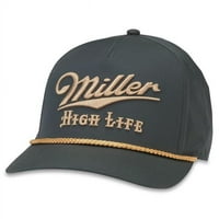 Miller High Life Miller Visoki život vezeni logo Traveler Podesivi šešir